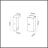 Фиксатор для накладного монтажа ODEON LIGHT FINO HIGHTECH ODL25 IP20 (одна сторона закрыта) 7006/1F